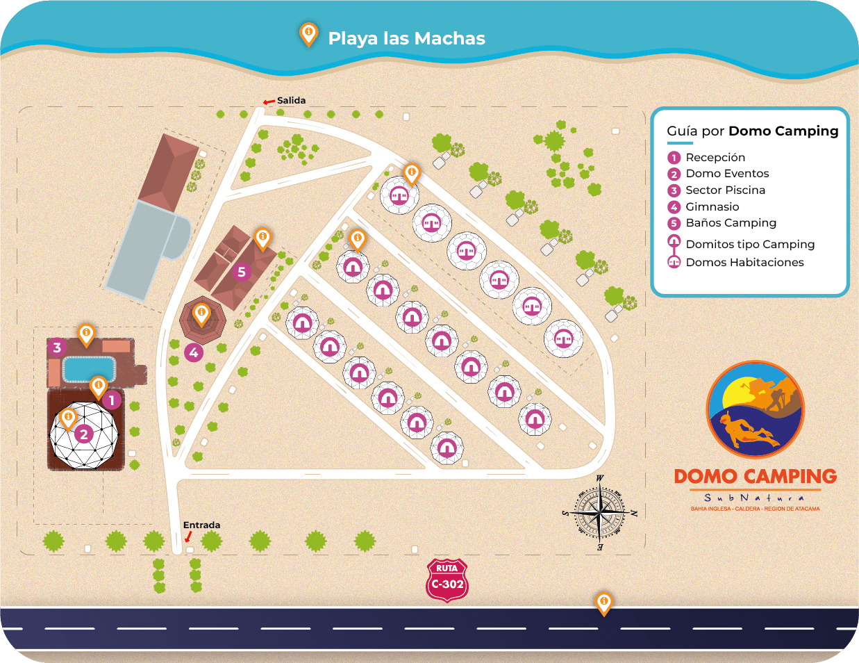 Mapa Interactivo Domo Camping